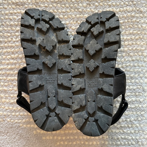 Prada Padded Quilted Leather Sport Black Sandals | Size 39 - Picture 13 of 15